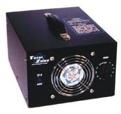 Black total zone tz 1 ozone generator on a white background