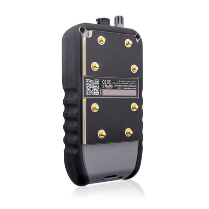 Black tramex cmex5 with gold screws on a white background