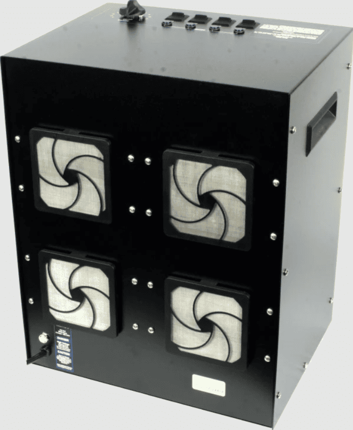 Blacktz 4 ozone generator with four fan elements on a white background